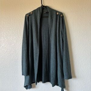 CURE Cardigan with Button Accents Size M #052